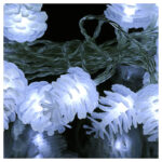 luces navidenas pinas 20 led blanco