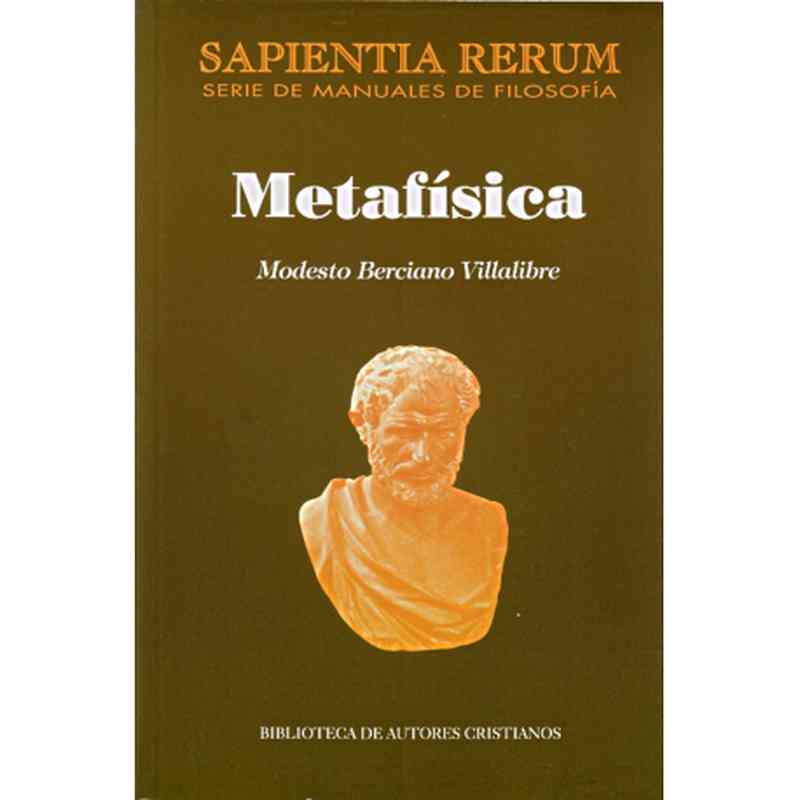 tienda articulos religioso libros colecciones bac sapientia rerum metafisica