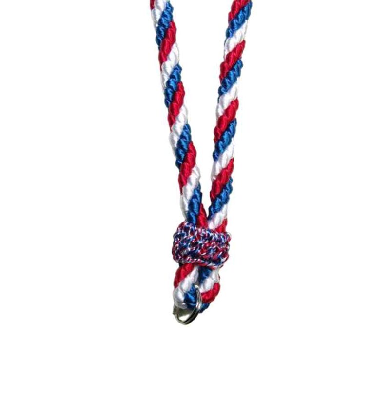 tienda articulos religiosos articulos religiosos cordoneria cordones de medallas cordon medalla tres cabos 1 rojo 1 blanco 1 azulina