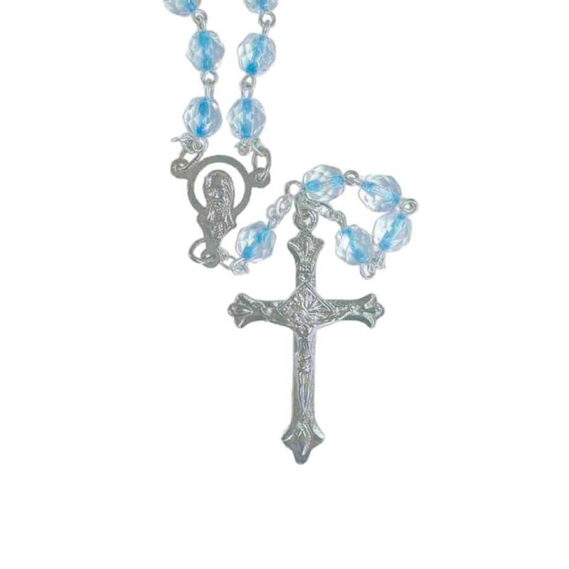 tienda articulos religiosos articulos religiosos rosarios rosario cristal azul 2656
