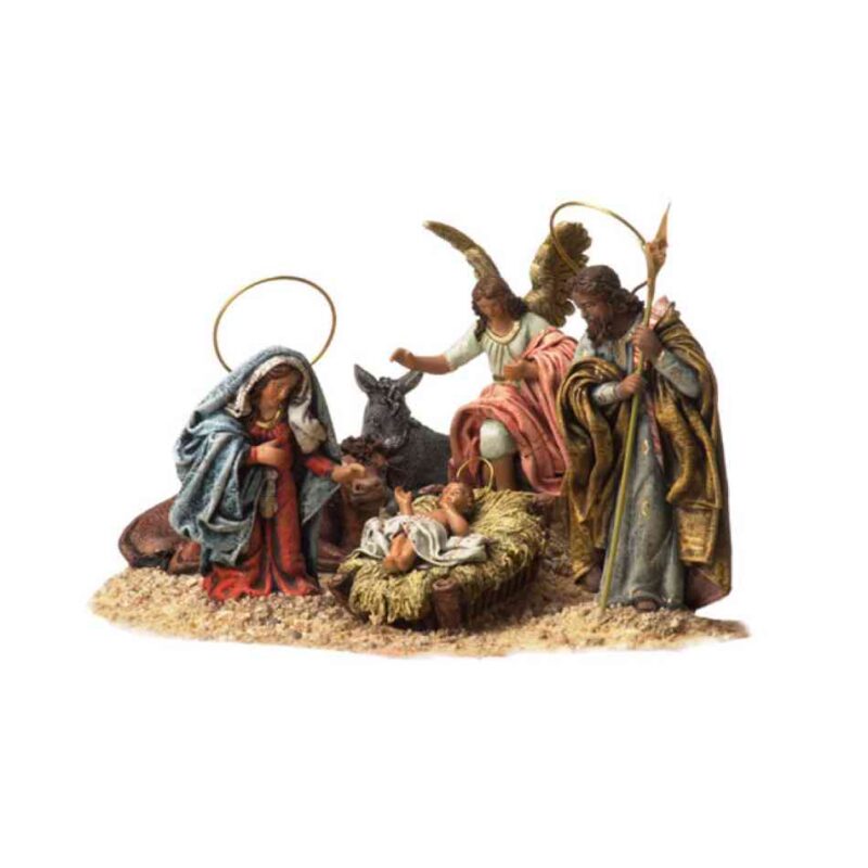tienda articulos religiosos festividad navidad nacimiento barro lienzado 12 5001