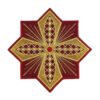 Emblema AP-CROSS2 - Rojo Oscuro