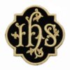 Emblema "IHS" - Negro