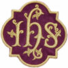 Emblema "IHS" - Rosado