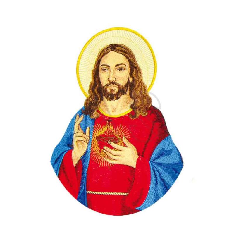 tienda articulos religiosos hermandades y cofradias bordados aplique bordado El corazon de Jesus