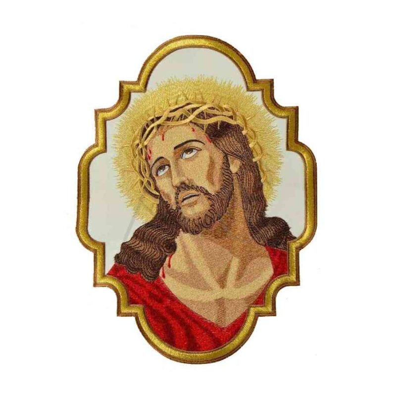tienda articulos religiosos hermandades y cofradias bordados aplique bordado Jesus sufriendo