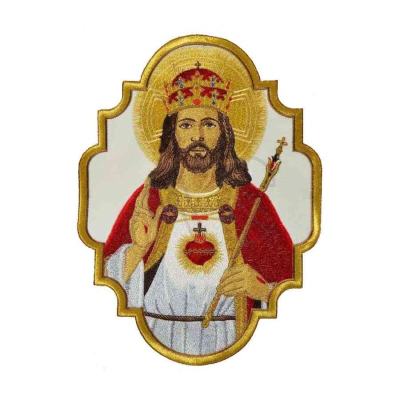 tienda articulos religiosos hermandades y cofradias bordados aplique bordado Rey de Jesus 1