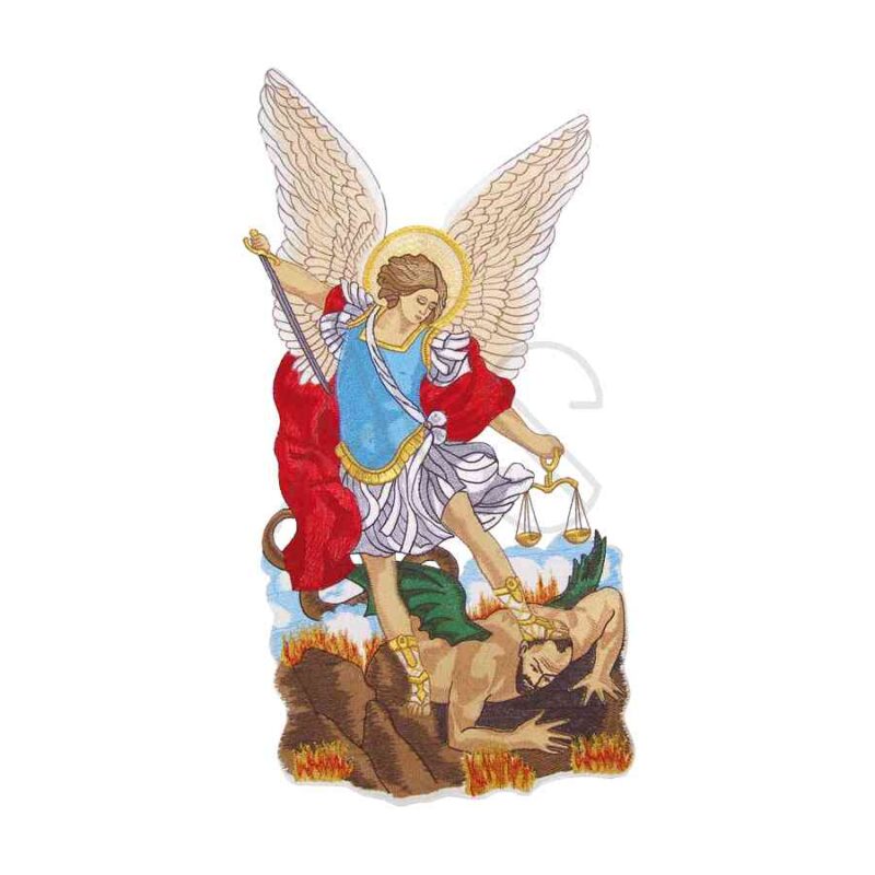 tienda articulos religiosos hermandades y cofradias bordados aplique bordado Santo Michael Archangol