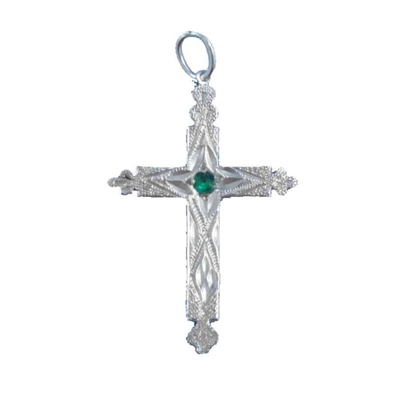 tienda articulos religiosos joyeria cruces cruz cristal verde