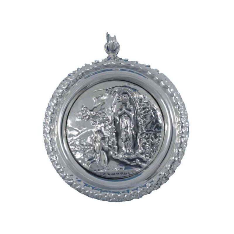 tienda articulos religiosos joyeria medalllas bautismo regalos medalla cuna Virgen de lourdes 1