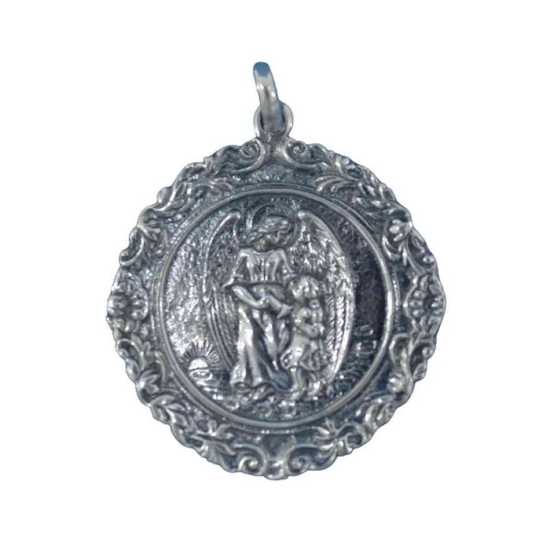 tienda articulos religiosos joyeria medalllas bautismo regalos medalla cuna circular angel custodio 1