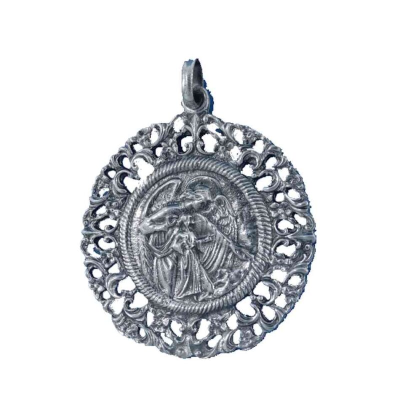 tienda articulos religiosos joyeria medalllas bautismo regalos medalla cuna circular angel de la guarda 1