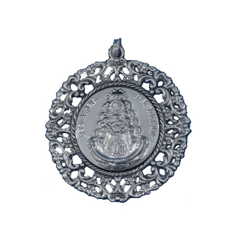 tienda articulos religiosos joyeria medalllas bautismo regalos medalla cuna virgen del rocio circular