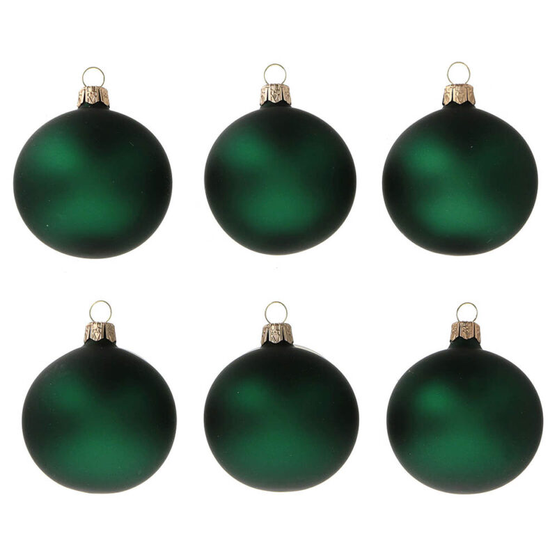 tienda articulos religiosos navidad adornos arbol navidad bolas de navidad adorno arbol vidrio soplado bola 60 mm verde opaco 6 piezas