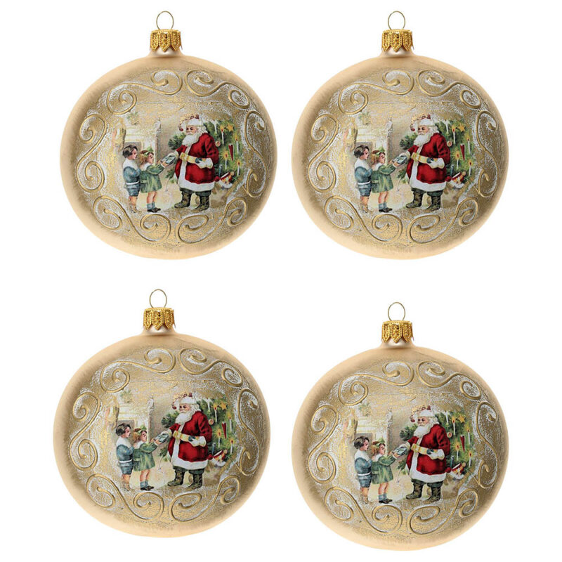 tienda articulos religiosos navidad adornos arbol navidad bolas de navidad set bolitas navidenas 100 mm 4 piezas