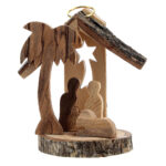 tienda articulos religiosos navidad adornos de navidad y pvc para arbol navidad decoracion arbol madera olivo natividad mini 6 cm